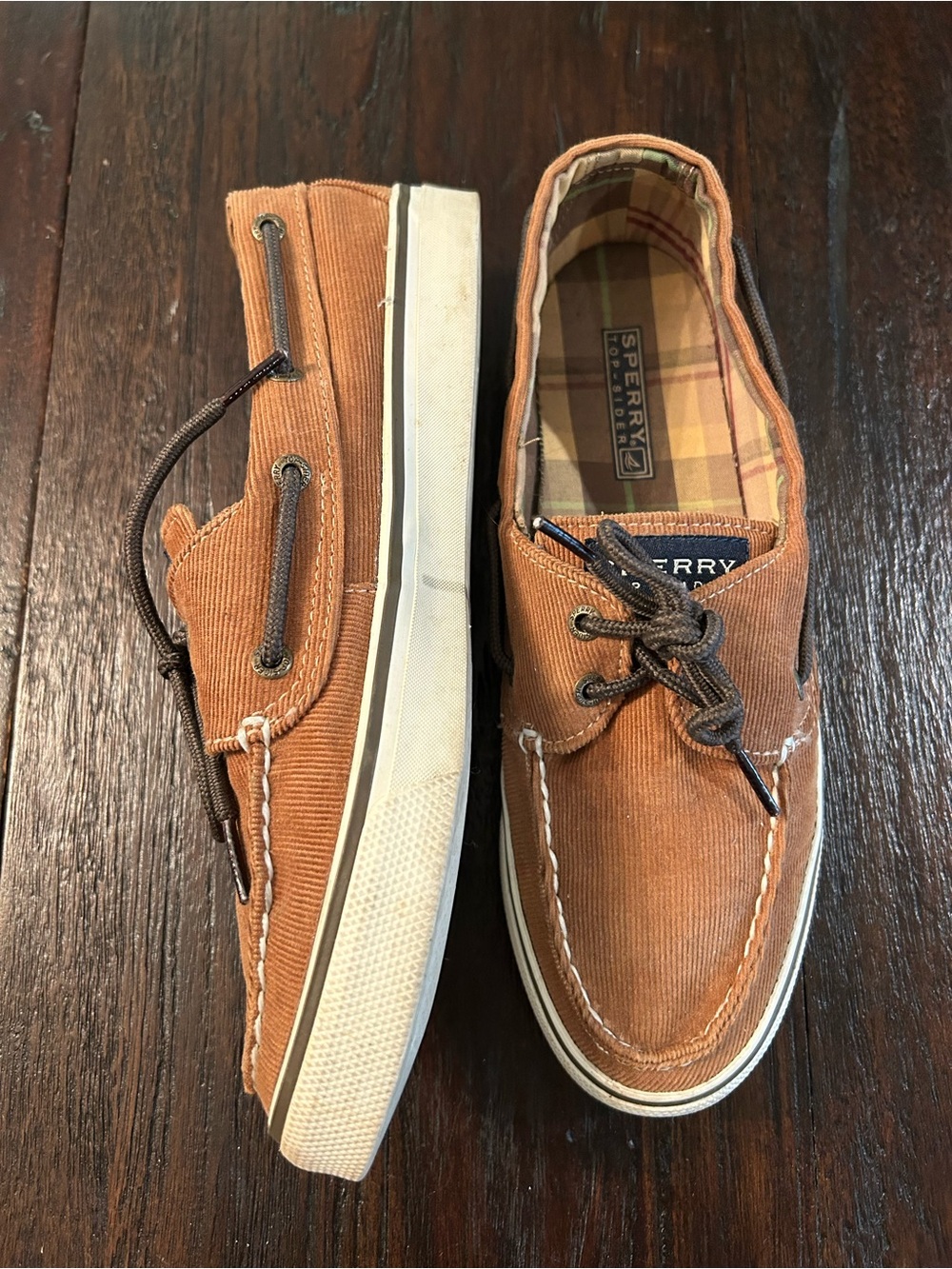 Sperry Top-Sider Women's Boat Shoes Brown Corduroy - Size 8